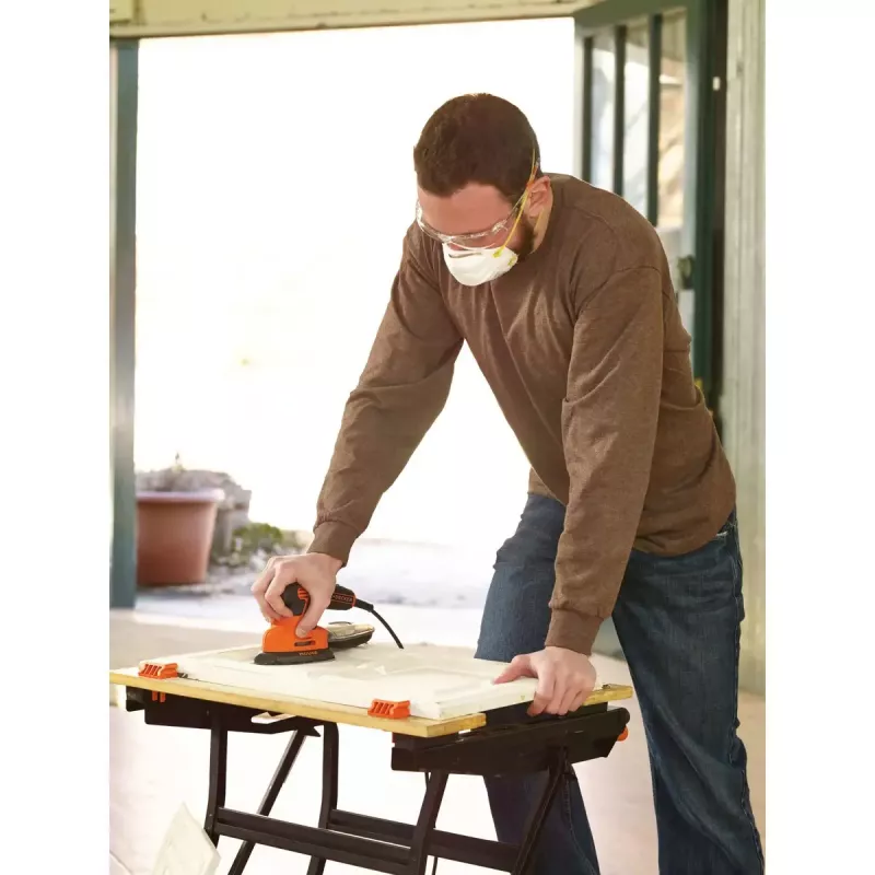 Draagbare excenterschuurmachine Black & Decker KA2000-QS