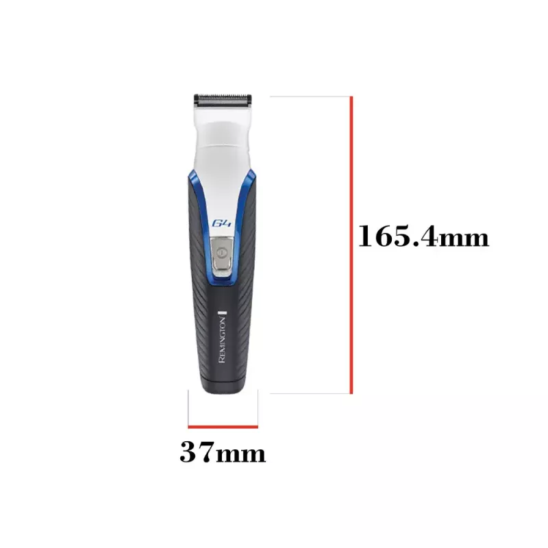 Remington G4 Graphite Series multi grooming kit zwart blauw wit 0,2 mm