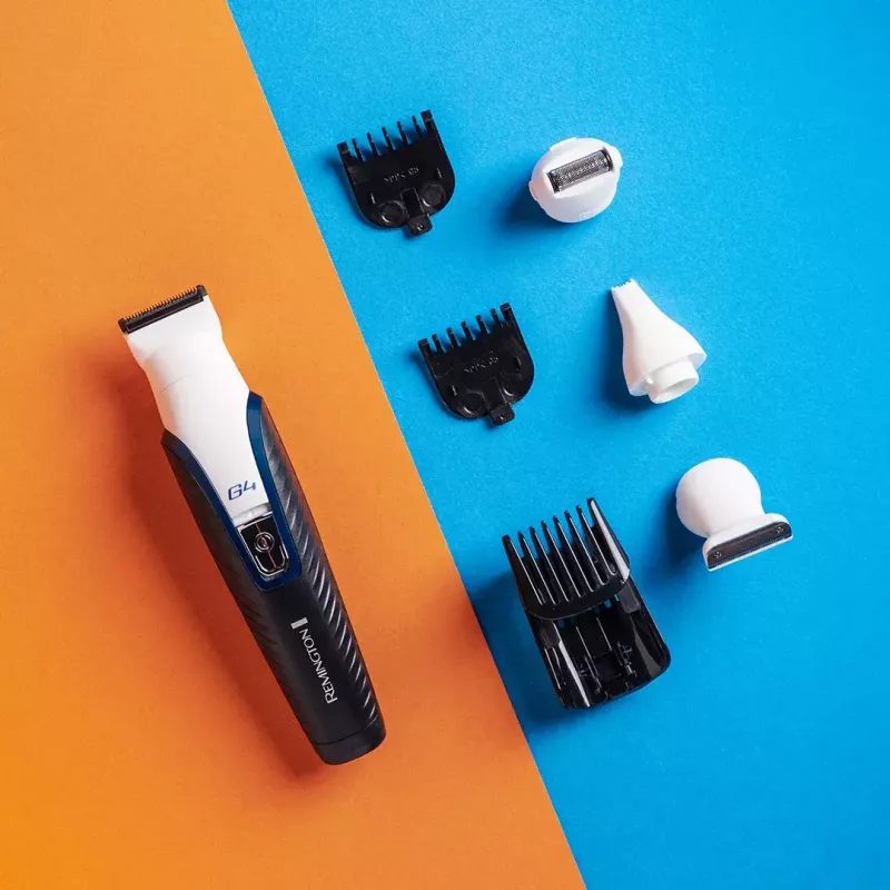 Remington G4 Graphite Series multi grooming kit zwart blauw wit 0,2 mm
