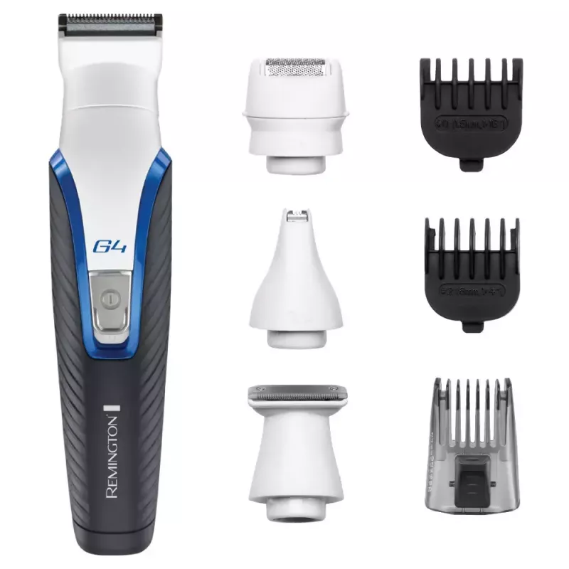 Remington G4 Graphite Series multi grooming kit zwart blauw wit 0,2 mm