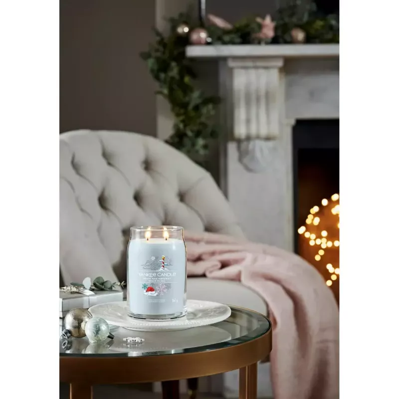 Waskaars Yankee Candle North Pole Hideaway blauw 157 mm 567 g