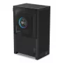 PC-behuizing NZXT H2 Flow Small Form Factor (SFF) — Mini-ITX, 2x 2,5-inch bays, gehard glas, zwart, 181×263×435 mm