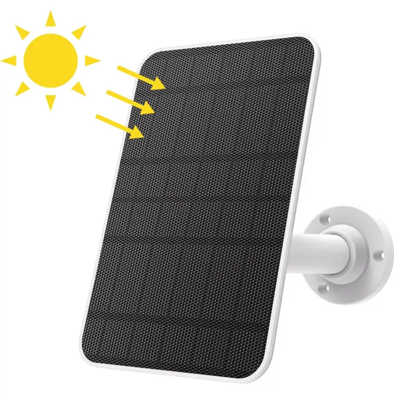 Zonne-oplader Homeguard HGBSP-350 voor buitengebruik zwart wit