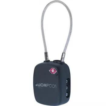 Bagagetracker Boompods LOCK TSA universeel grijs met Bluetooth-connectiviteit en compact ontwerp