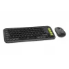 Toetsenbord-muiscombinatie Logitech POP Icon QZERTY Bluetooth mini graphite groen