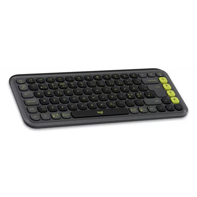 Toetsenbord-muiscombinatie Logitech POP Icon QZERTY Bluetooth mini graphite groen