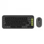 Toetsenbord-muiscombinatie Logitech POP Icon QZERTY Bluetooth mini graphite groen