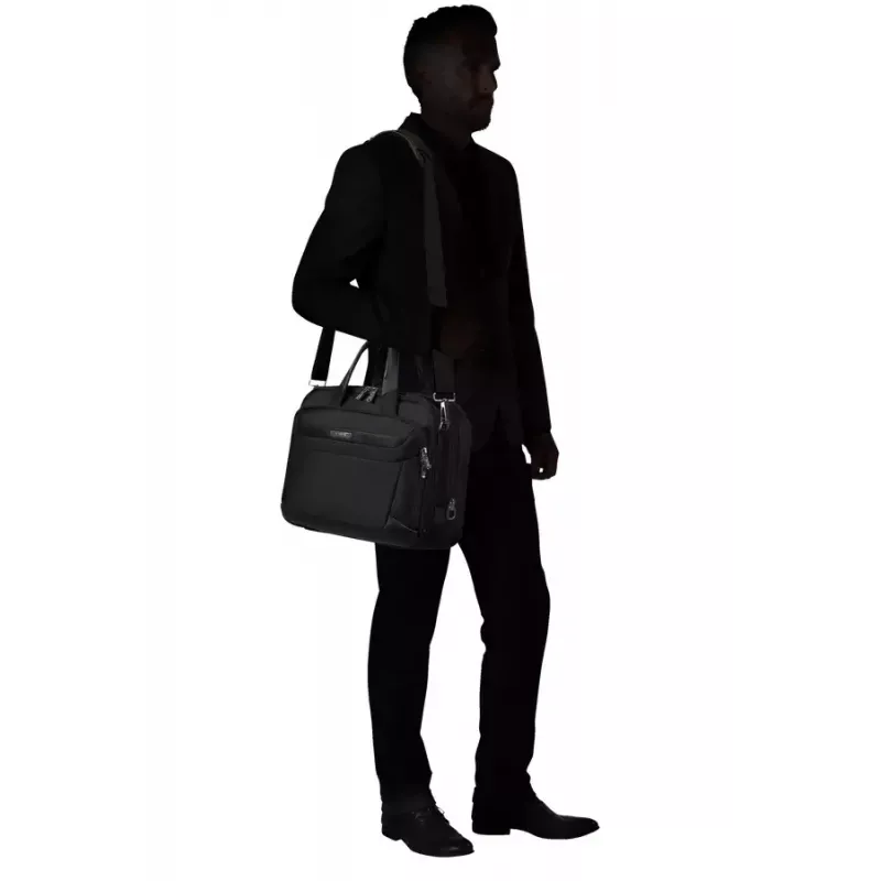 Aktetas Samsonite PRO-DLX 6 39,6 cm uitschuifbaar zwart
