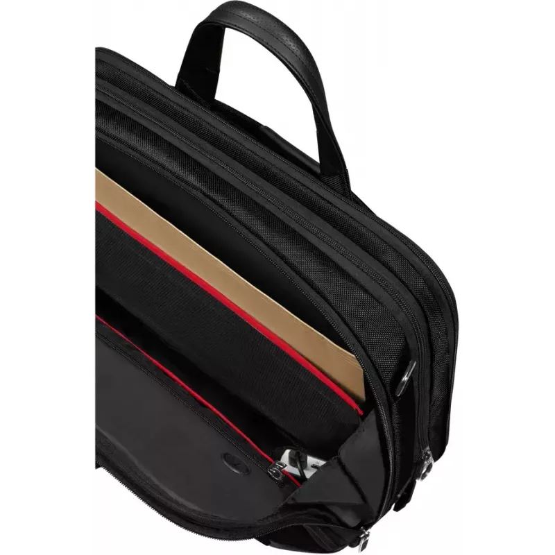 Aktetas Samsonite PRO-DLX 6 39,6 cm uitschuifbaar zwart