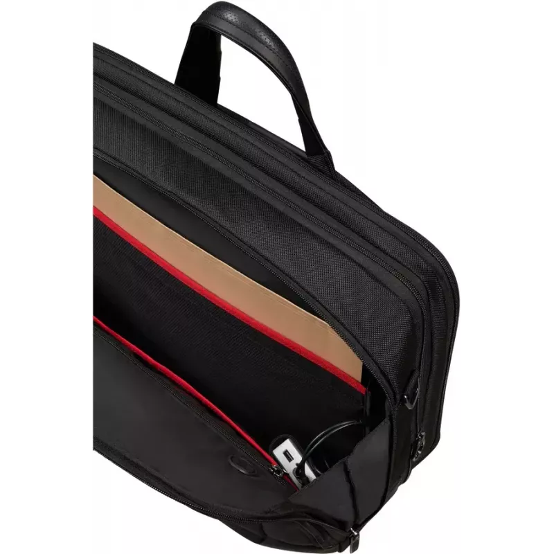 Aktetas Samsonite PRO-DLX 6 43,9 cm zwart uitschuifbaar