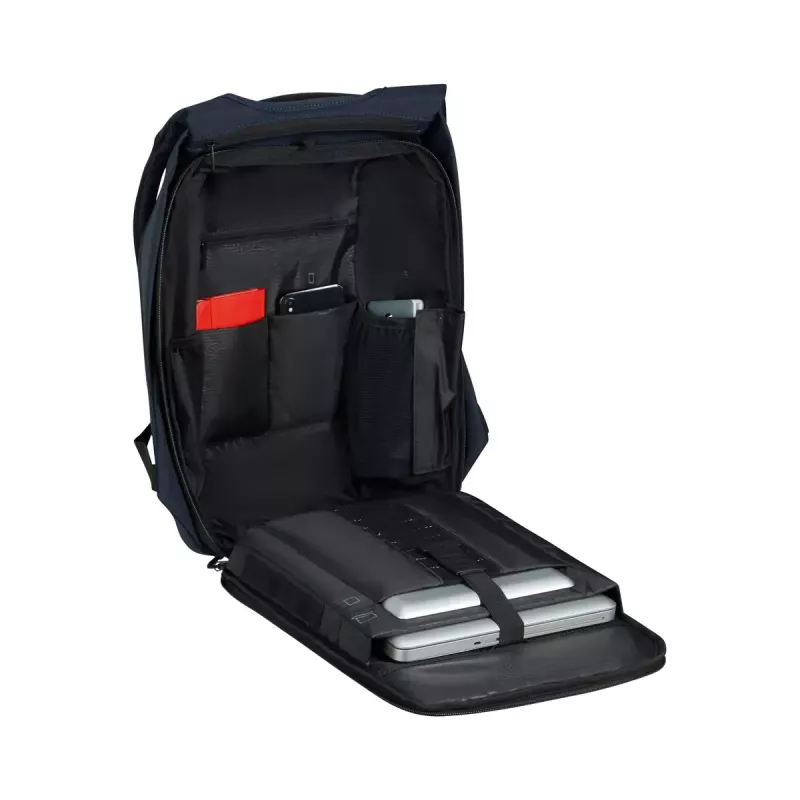 Casual rugzak Samsonite Securipak 2.0 blauw gerecycled PET 100%