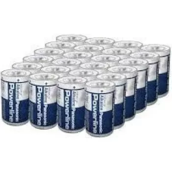 Panasonic Powerline D (Mono) Batterij, doos van 24