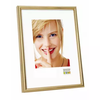 Enkele fotolijst Deknudt S011A4 goud 30x45 cm