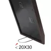 Enkele fotolijst Deknudt S65KQ1 bruin 20X30