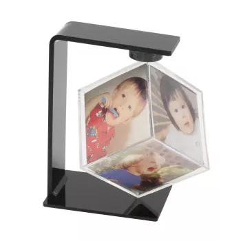 Multi-fotolijst Deknudt S58RF4 zwart kunststof 4 stk.