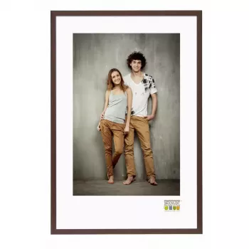 Enkele fotolijst Deknudt S44CH4 bruin MDF 320x47 mm