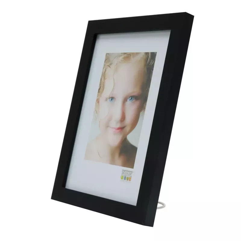 Enkele fotolijst Deknudt S44CF2 zwart 20X30 glas MDF