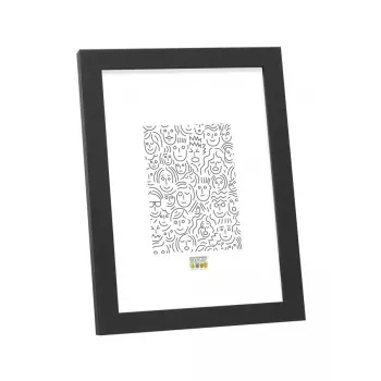Enkele fotolijst Deknudt S44CF2 zwart 20X30 glas MDF