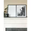 Enkele fotolijst Deknudt S44CF2 zwart 30X45 glas MDF