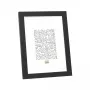 Enkele fotolijst Deknudt S44CF2 zwart 30X45 glas MDF
