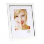 Enkele fotolijst Deknudt S46AF1 zilver wit MDF kunststof 318x12x418mm
