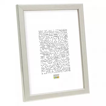 Enkele fotolijst Deknudt S41JD1 zilver 311x434 mm
