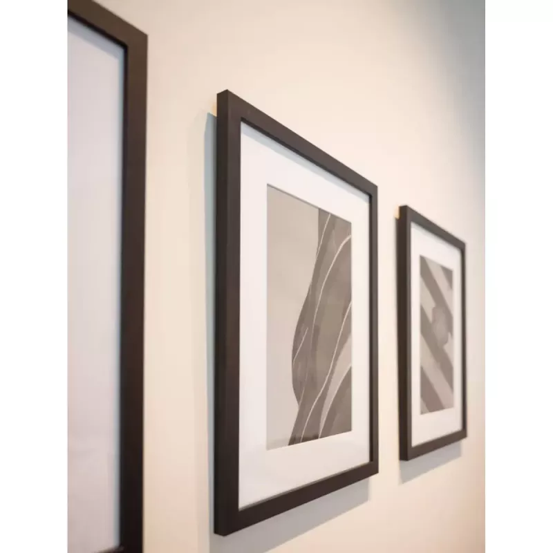 Enkele fotolijst Deknudt S66KF2 P1 zwart 30x45