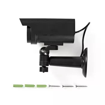 Nedis DUMCBS10BK dummy-beveiligingscamera, zwart, buiten