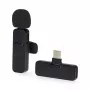 Draadloze oplaadbare USB-C lavalier-microfoon Nedis MICW110BK