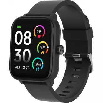 Smartwatch DENVER SWG-155B — zwart, eenvoudige smartwatch met fitness- en meldingsfuncties