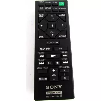 Afstandsbediening Sony RMT-AM420U compatibel met diverse Sony-apparaten — vervangende afstandsbediening