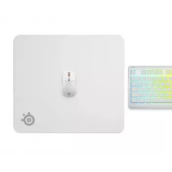 Muismat Steelseries QcK Large White 490x420mm microvezel