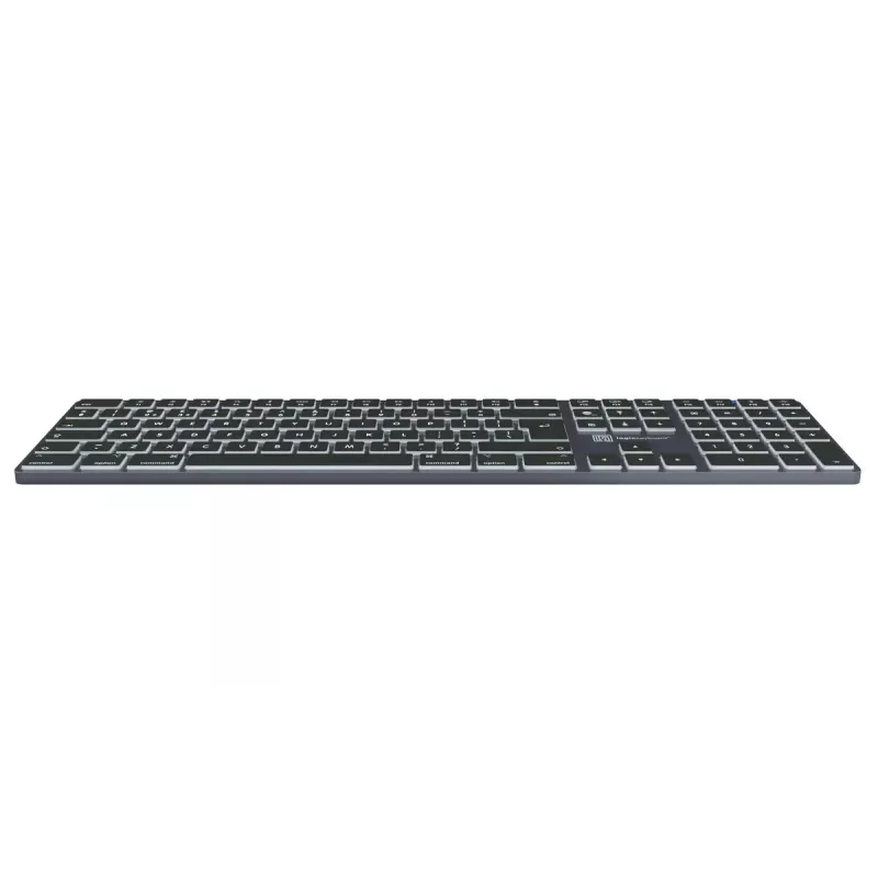 LogicKeyboard SKB-TM-UK full-size toetsenbord USB + Bluetooth, QWERTY UK English, titanium