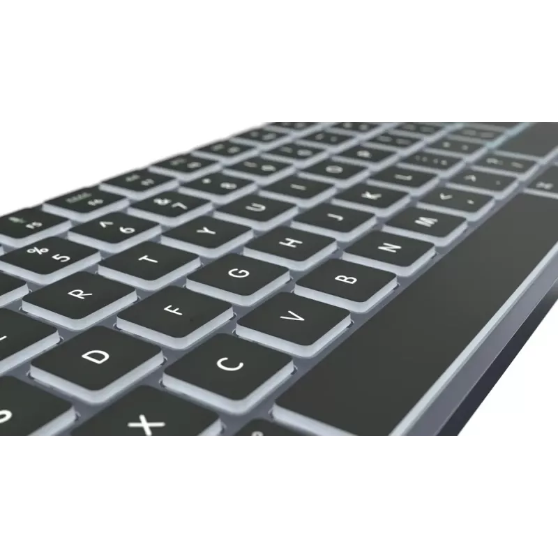 LogicKeyboard SKB-TM-UK full-size toetsenbord USB + Bluetooth, QWERTY UK English, titanium