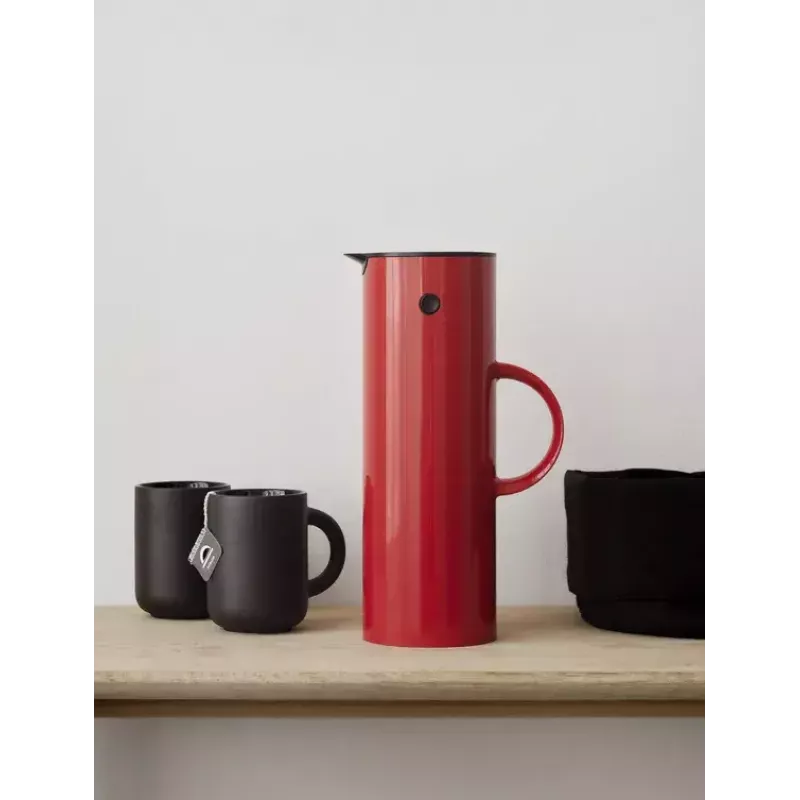 Isolerende kan Stelton EM77 1L rood camping dagelijks gebruik