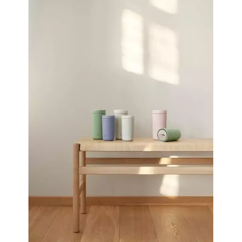 Stelton To Go Click 400 ml roze polypropyleen RVS