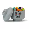 Mini-opbergkop 'Zombie' van room copenhagen – LEGO-compatibele opbergkop, grijs