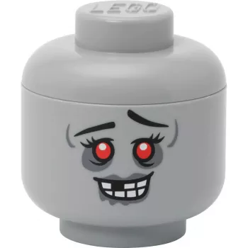 Mini-opbergkop 'Zombie' van room copenhagen – LEGO-compatibele opbergkop, grijs