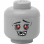 Mini-opbergkop 'Zombie' van room copenhagen – LEGO-compatibele opbergkop, grijs
