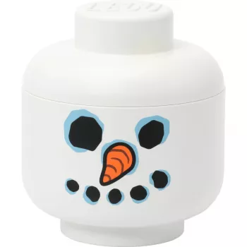 LEGO Storage Head Snowman small van room copenhagen – wit, opbergbak voor kinderen