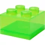 Storage Brick 4 Deksel Translucent (lichtgroen/transparant) van room copenhagen – LEGO-compatibele kunststof opbergbak