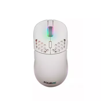 Fourze GM900 draadloze gaming muis, wit (FZ-GM900-002)