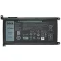 Laptopaccu Dell 42Wh 3-cels lithium-ion, vervanging voor compatibele Dell modellen