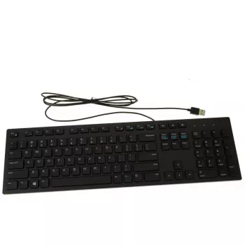 Dell USB 104-toetsen RKR0N toetsenbord met multimediatoetsen, bedrade USB-verbinding