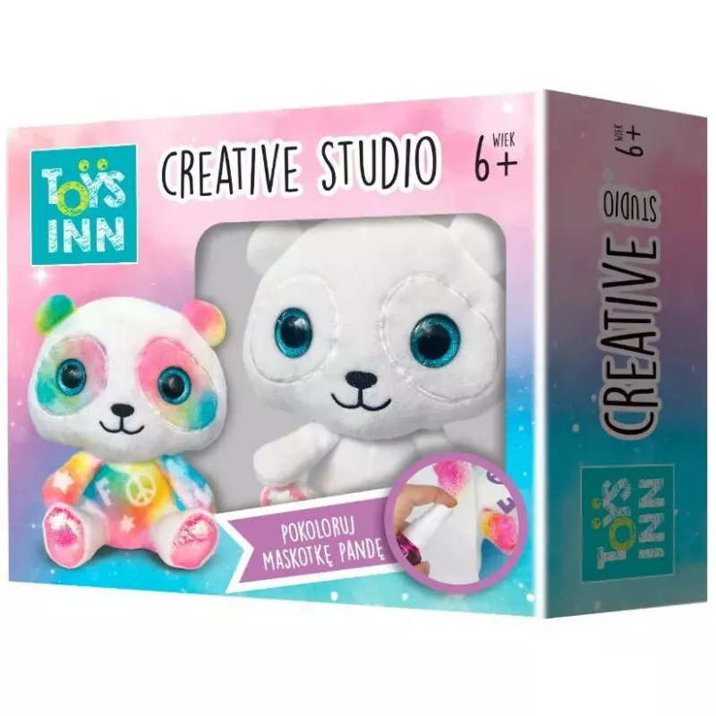 Creative Studio kleurset van Stnux — panda knuffel om te kleuren, knutselset STN7878