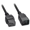Akyga AK-UP-03 server verlengkabel IEC C20 naar C19, 1,8 m, zwart