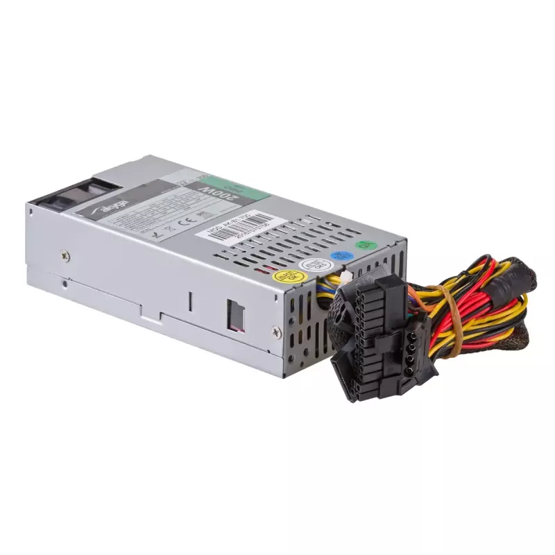 Akyga AK-I1-200 200 W Flex-ATX-voeding, passieve PFC, 40-mm-ventilator, grijs