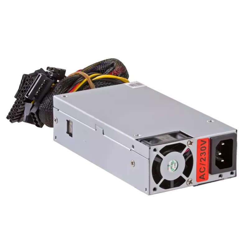 Akyga AK-I1-200 200 W Flex-ATX-voeding, passieve PFC, 40-mm-ventilator, grijs