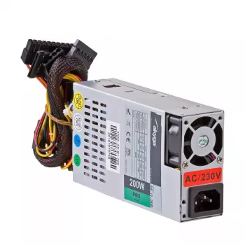 Akyga AK-I1-200 200 W Flex-ATX-voeding, passieve PFC, 40-mm-ventilator, grijs