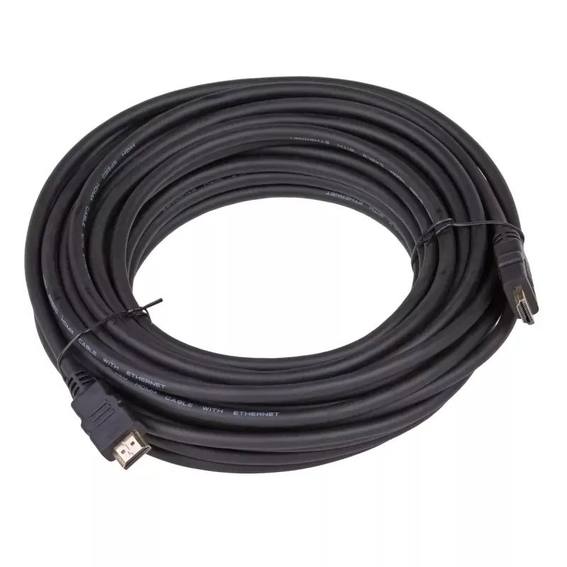 Akyga AK-HD-150A HDMI-1.4-kabel, High Speed with Ethernet, 15 m, zwart